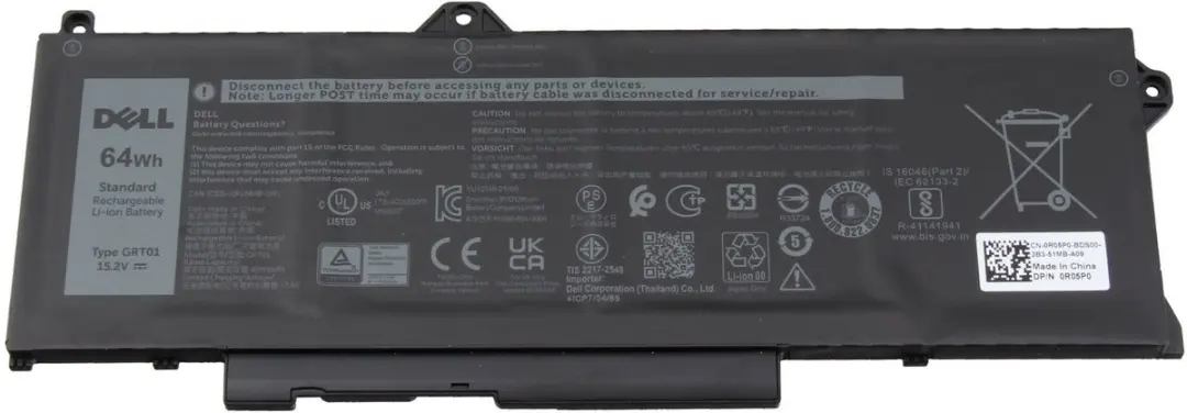 Dell 0R05P0 Laptopbatterij 64Wh