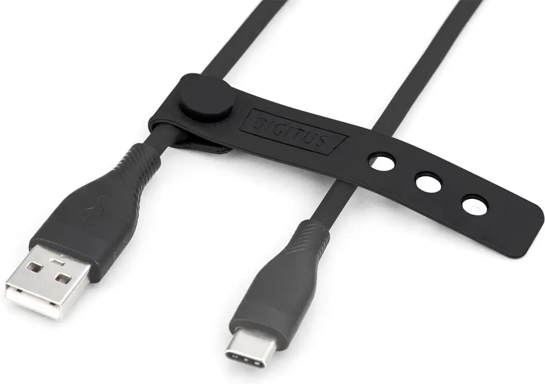 Digitus AK-300340-020-S USB-kabel USB-A naar USB-C 2.0m - Zwart