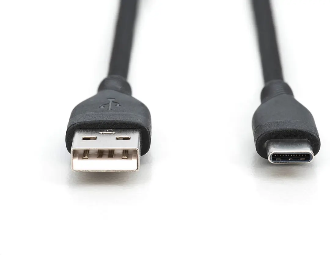 Digitus AK-300340-020-S USB-kabel USB-A naar USB-C 2.0m - Zwart
