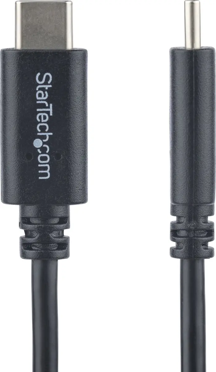 Startech USB2CC1M USB-C Kabel - Zwart