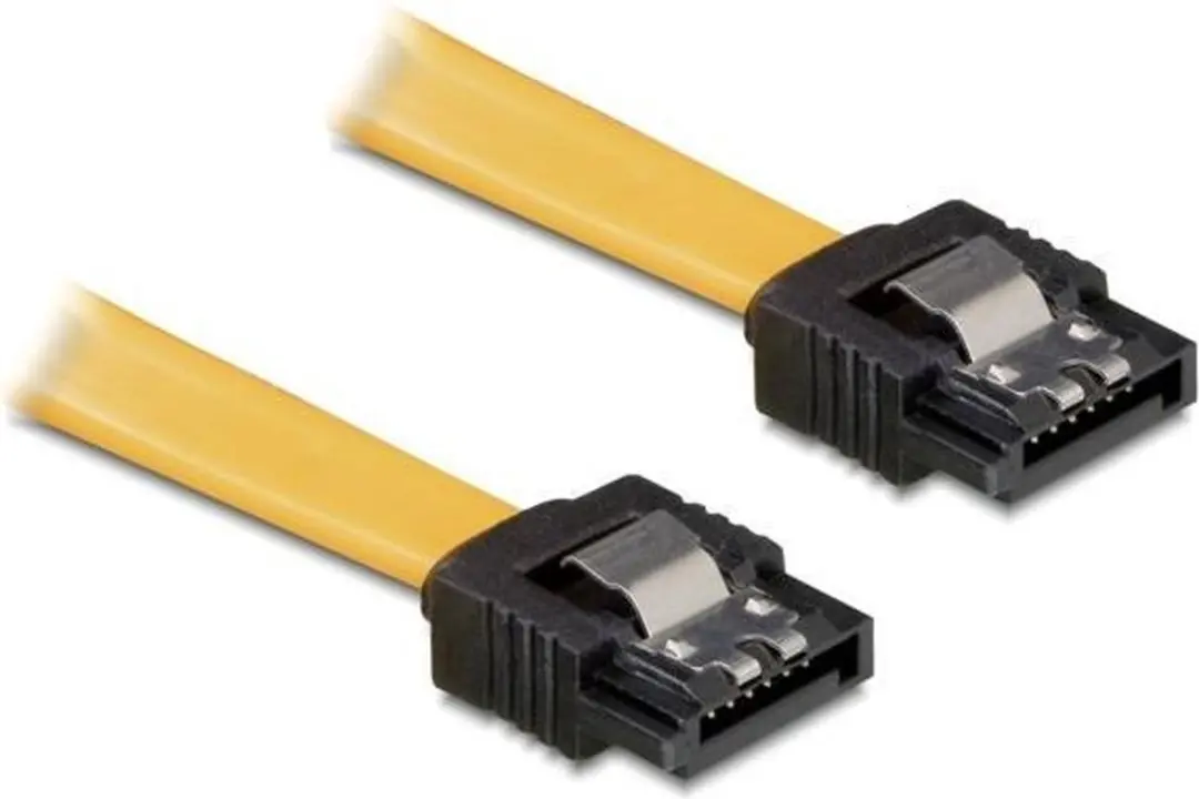 Delock SATA Kabel 20cm - Geel