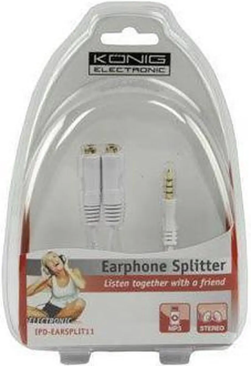 Konig Oortelefoon Splitter IPD-EARSPLIT11