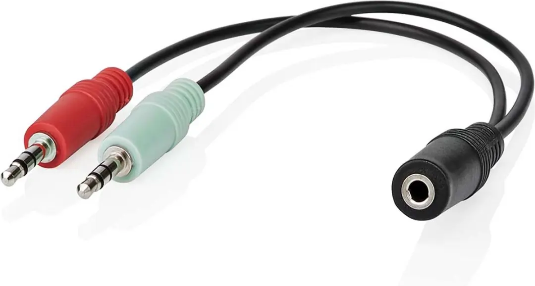 Nedis Stereo-Audiokabel 3,5mm 0,2m - 2x Male - Zwart - afbeelding 6 van 6