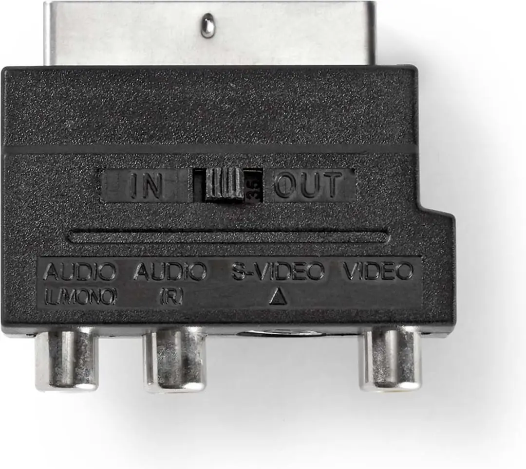 Nedis SCART Adapter CVBW31902AT - Antraciet