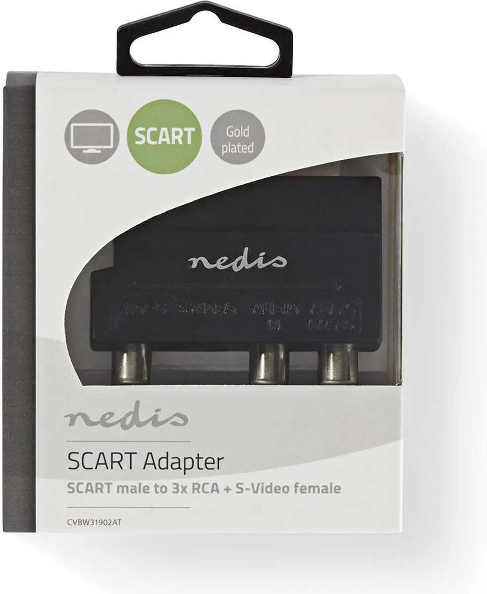 Nedis SCART Adapter CVBW31902AT - Antraciet