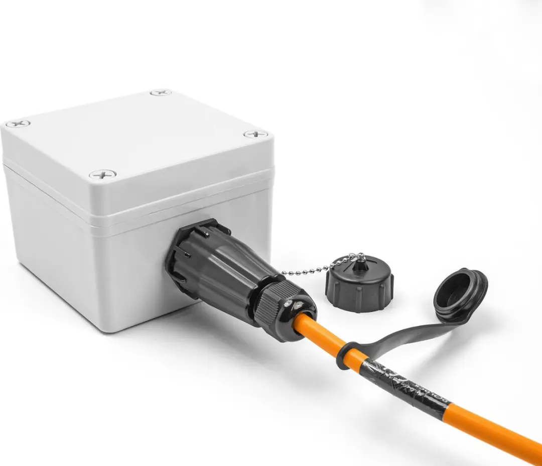 Delock LC Duplex OM2 Glasvezelkabel 3m - Oranje - IP68