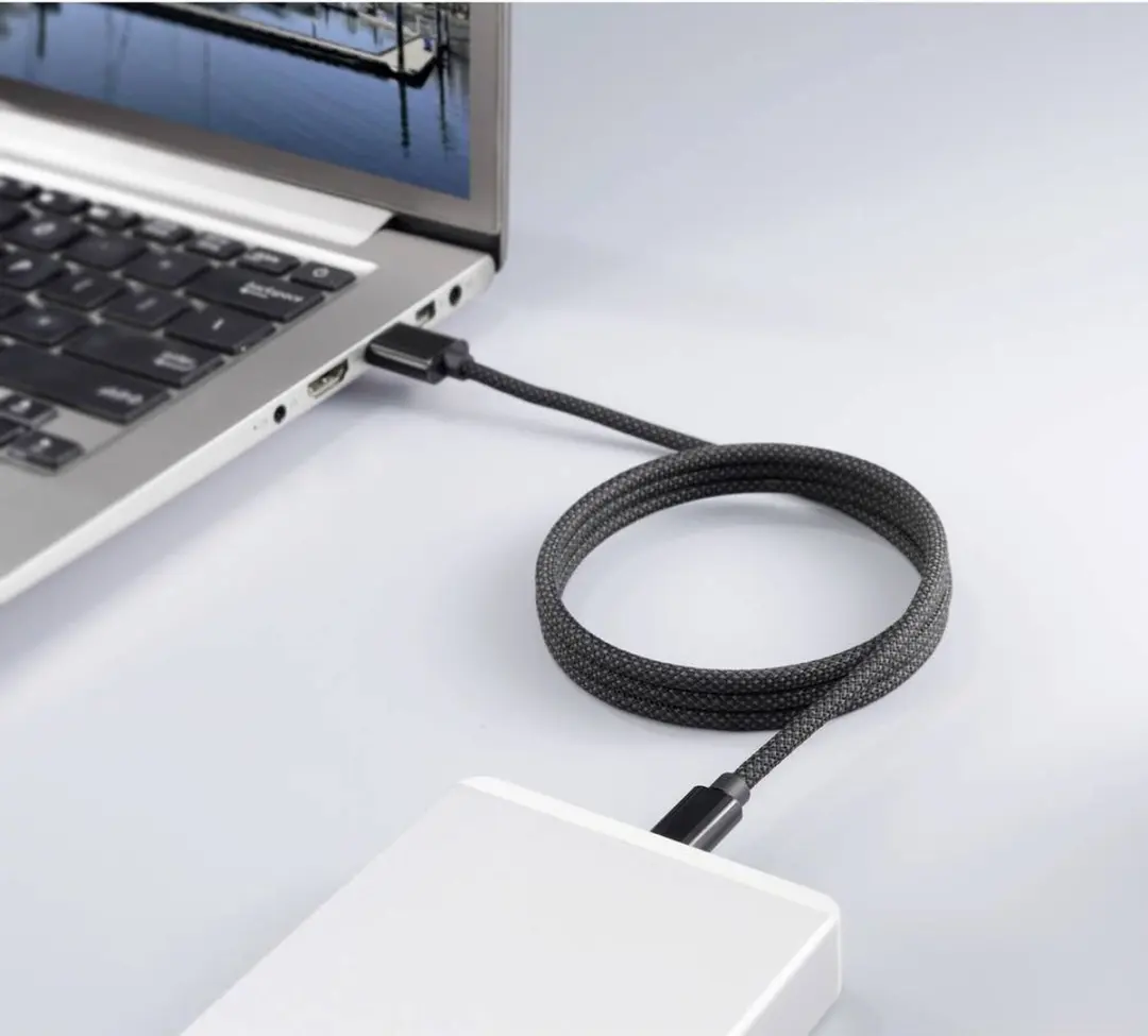 Renkforce RF-6437924 USB 2.0 Kabel USB-C naar USB-A 1m - Zwart