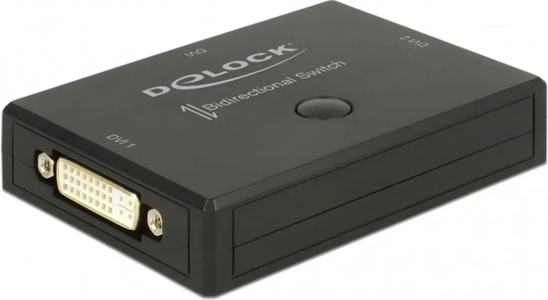 Delock DVI Schakelaar 2 naar 1 4K 30Hz