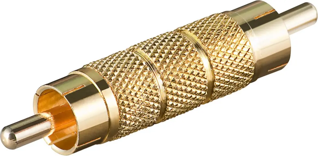 Goobay Tulp Mono Audio Koppelstuk - Verguld - 10 Stuks