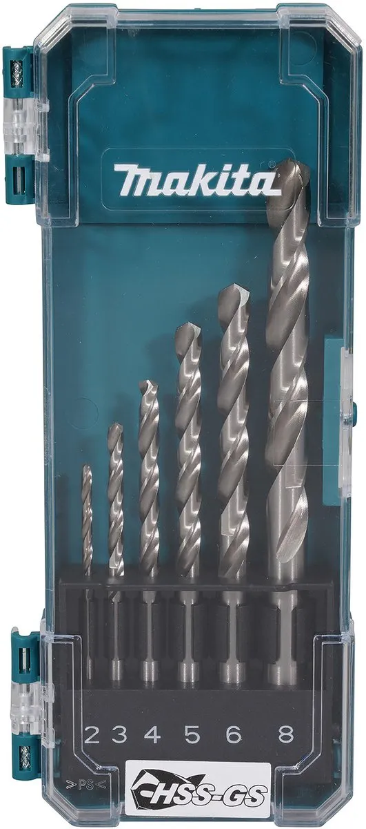 Makita Metaal Spiraalboorset 6-delig - Hout