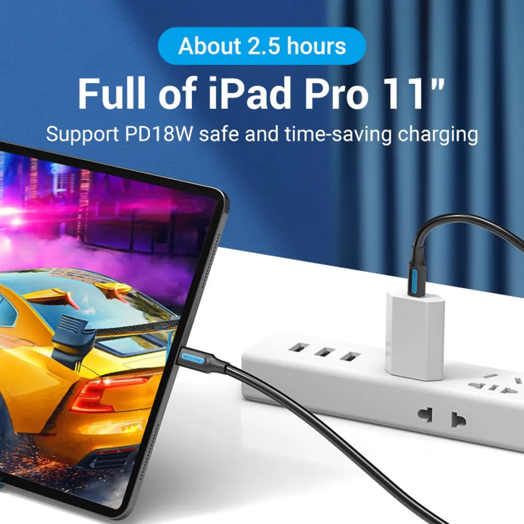 Vention USB-C 2.0 Opladekabel COSBF - Zwart