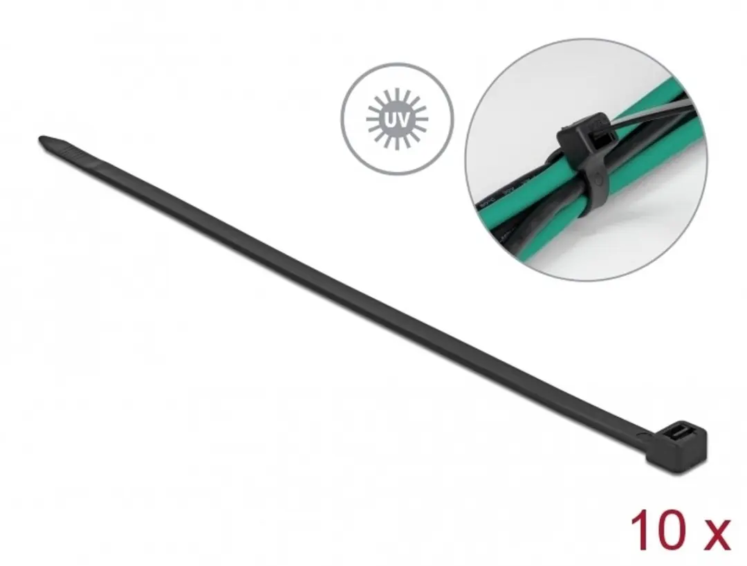 Delock Kabelbinders UV-bestendig 1220x9mm