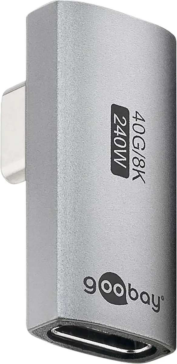 Goobay USB4 Haakse USB-C Adapter