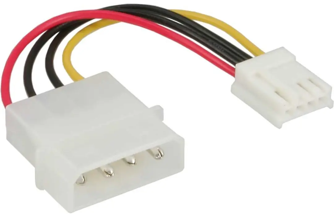 InLine Molex Floppy Voedingskabel 0,05m