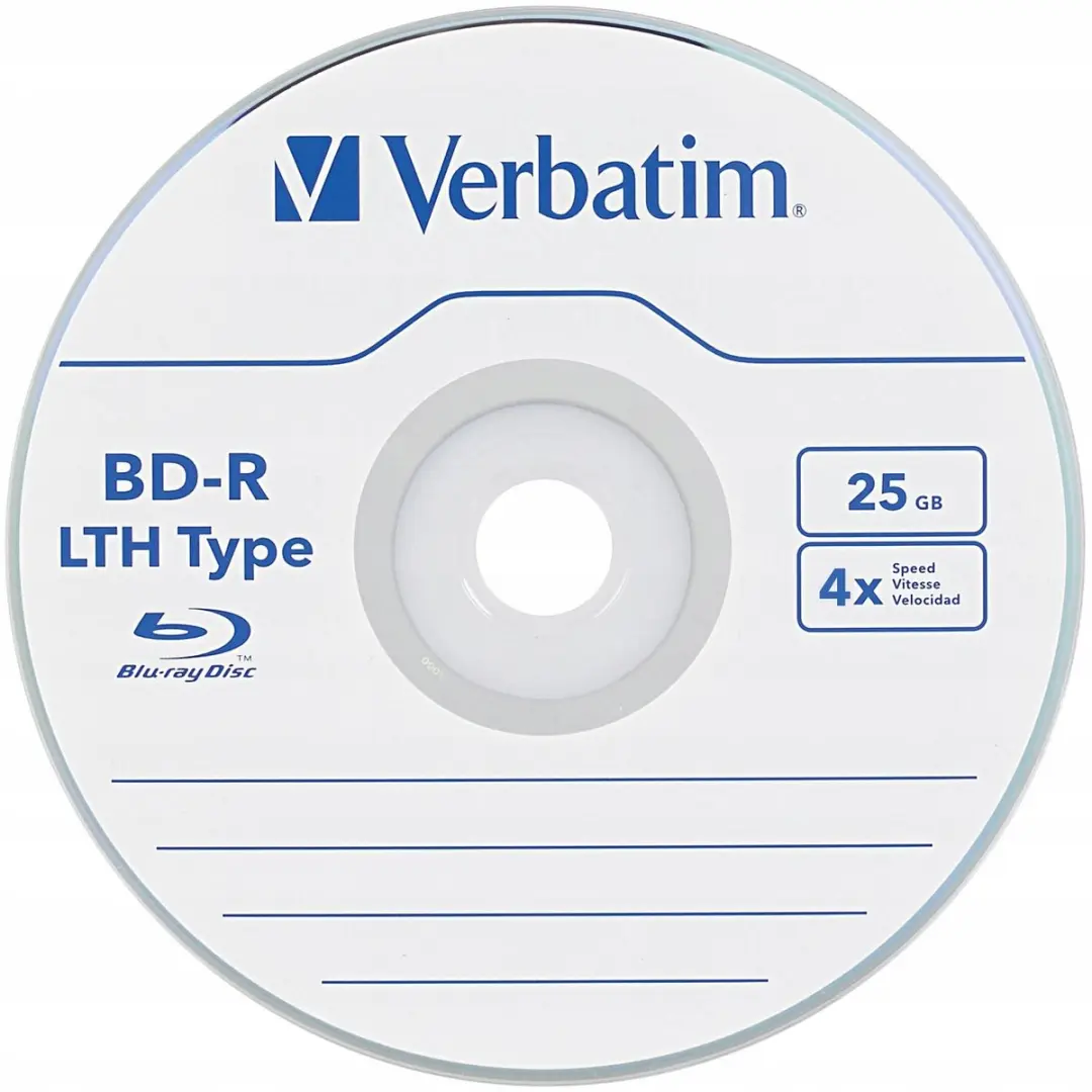 Verbatim BD-R 25GB 6X - 25 Stuks - Witte Blauwe Surface
