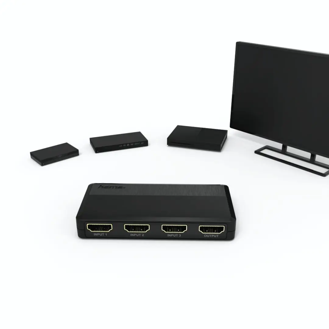 Hama HDMI™-splitter 3 input - 1 output