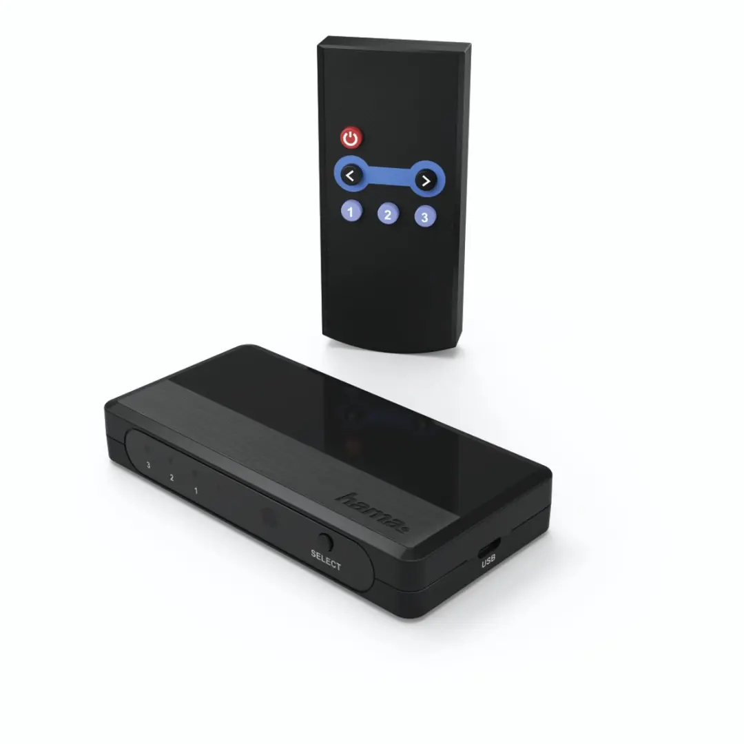 Hama HDMI™-splitter 3 input - 1 output