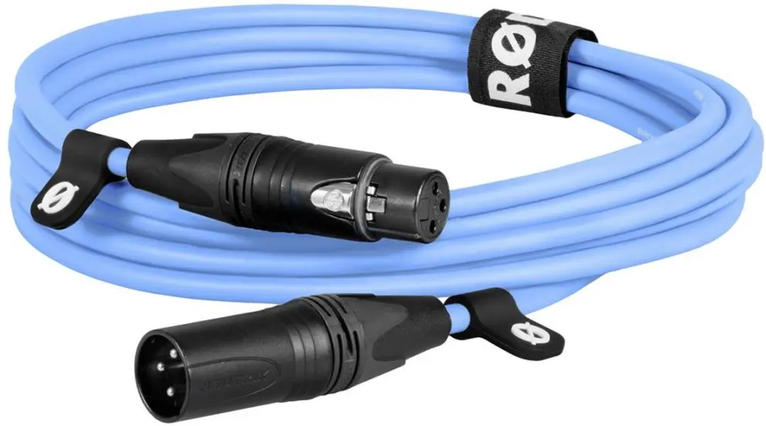 Rode XLR-3 Blauwe Kabel - 1 Stuk