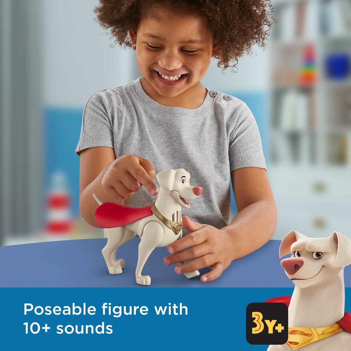 Fisher-Price DC League of Super-Pets HJF30, 3 jaar, Meerkleurig, Kunststof