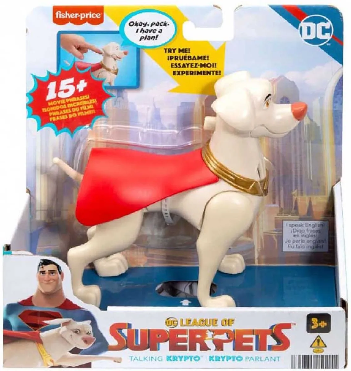 Fisher-Price DC League of Super-Pets HJF30 Speelgoed - 3 jaar - Multicolor