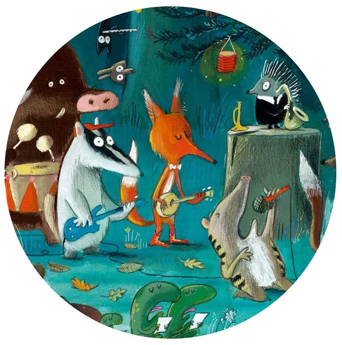 Djeco Observatiepuzzel The Orchestra DJ07588 - Multicolor
