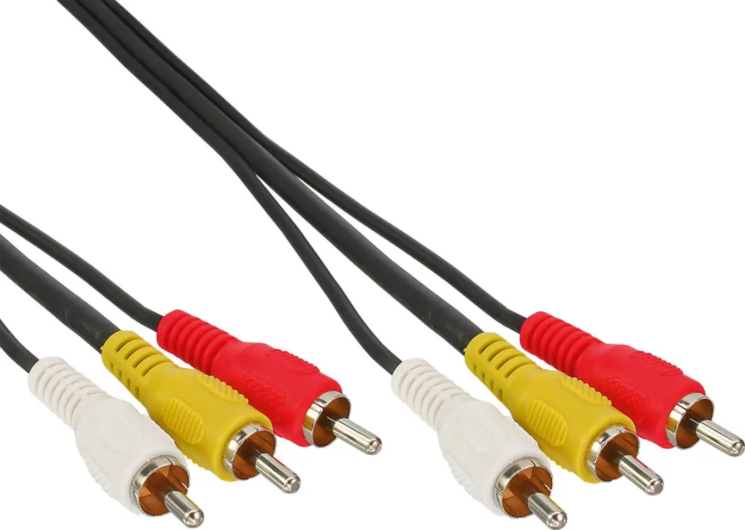 InLine Tulp Composiet Audio Video Kabel 0,5m