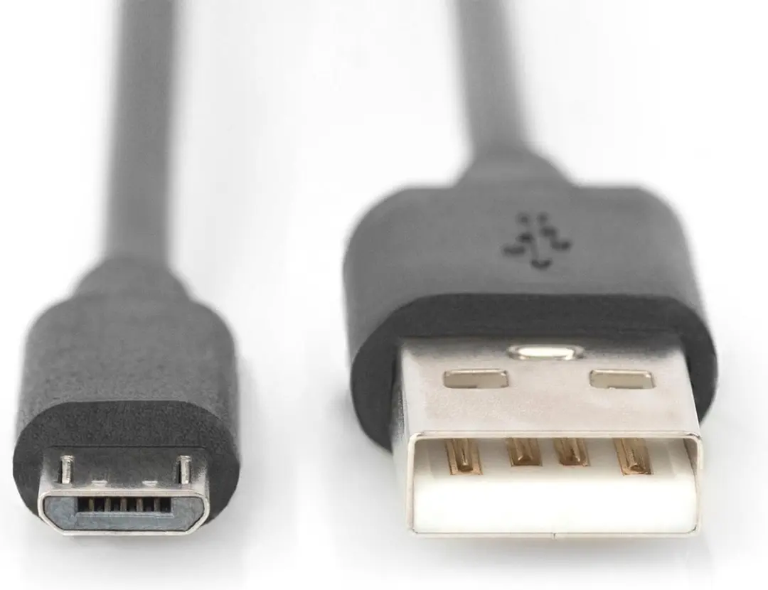 Digitus USB 2.0 Kabel USB-A naar Micro-B 1m - Zwart
