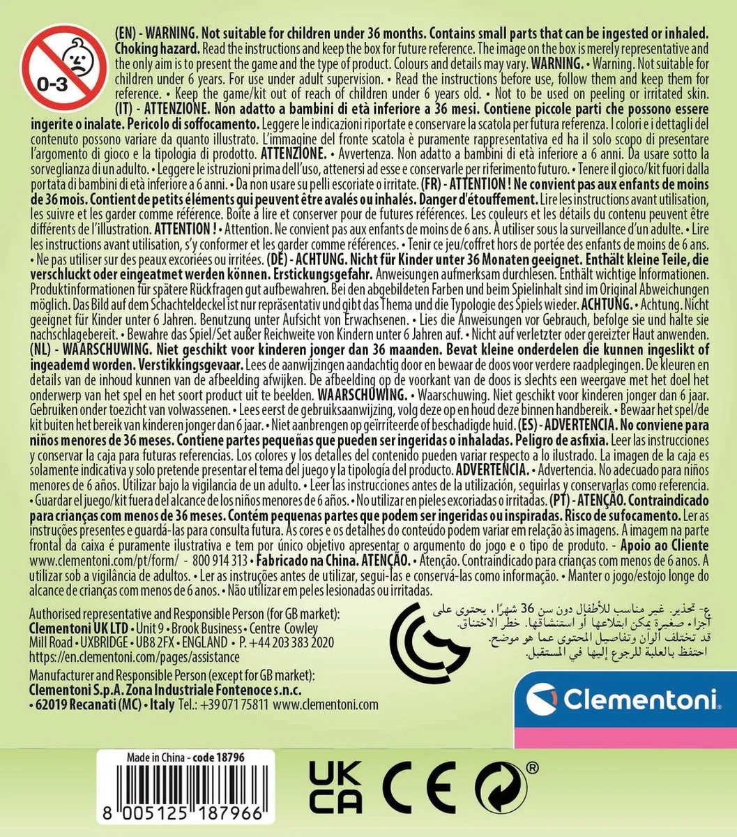 Clementoni Crazy Chic Nagelset - 13ml Multi