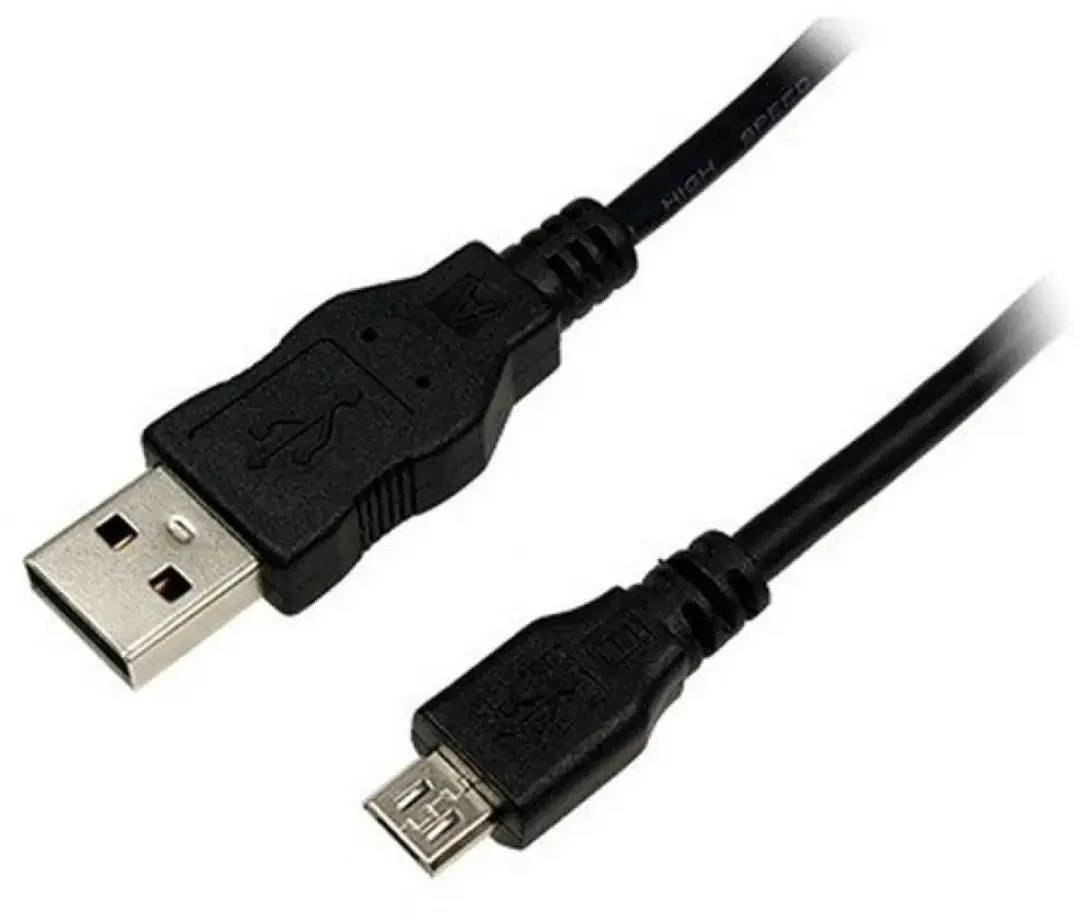 Logilink USB 2.0 A Male naar Micro Male Kabel 3m - Zwart