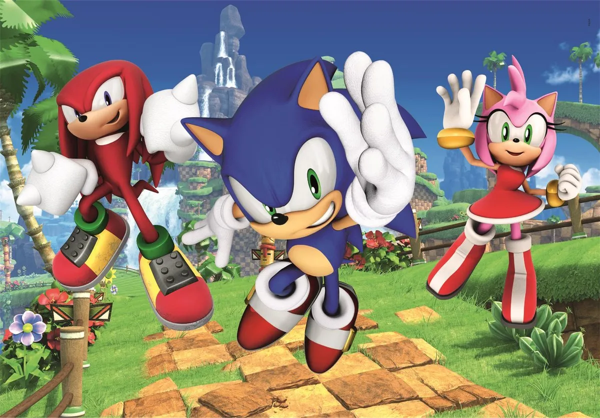 Clementoni Sonic Puzzel 104 Stuks - Multicolor