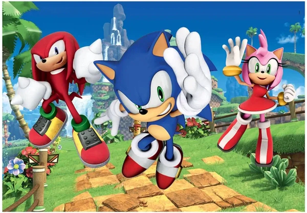 Clementoni Sonic Puzzel 104 Stuks - Multicolor