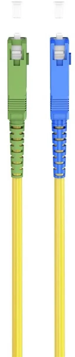 Goobay FTTH Kabel OS2 SC/APC Geel 1m - 10 Stuks