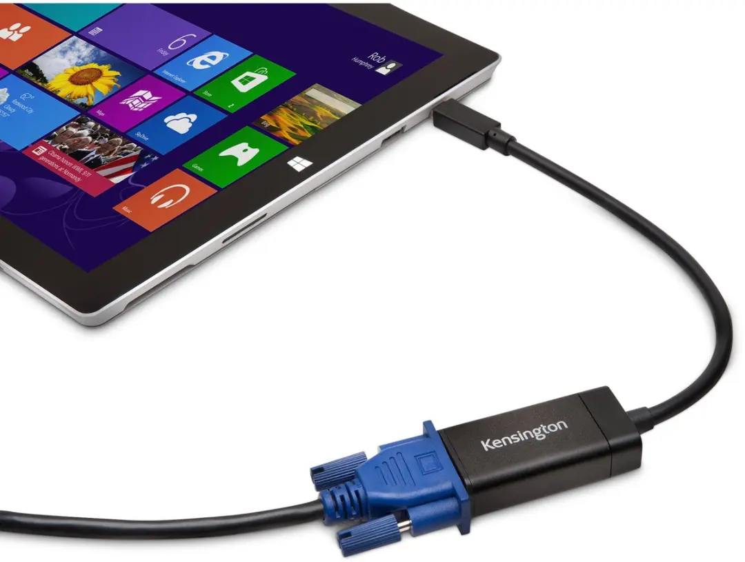 Kensington VM1000 Video Adapter Mini DisplayPort naar VGA - 1920x1200 - Zwart