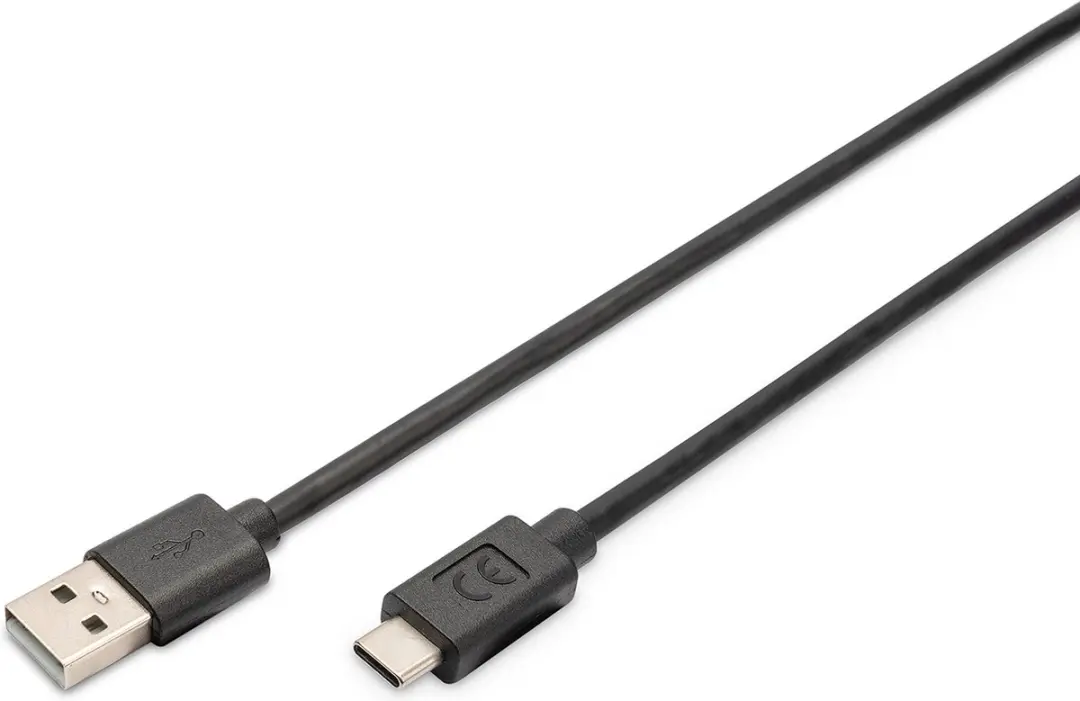 Digitus AK-300148-030-S USB-kabel 3m USB-C naar USB-A - Zwart