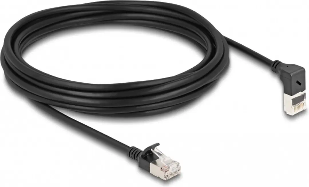 Delock Cat.6A S/FTP RJ45 Kabel 5m - Zwart