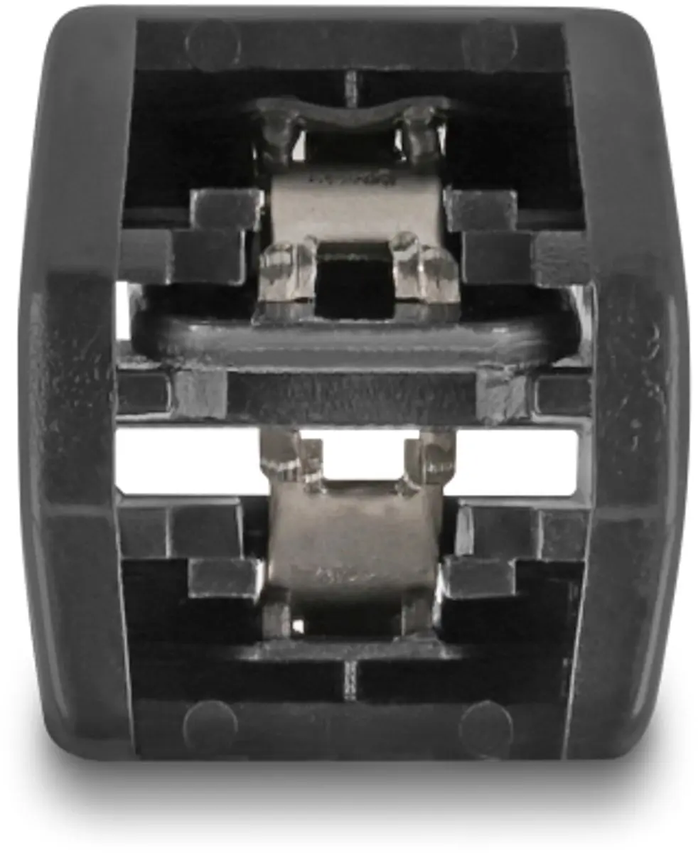 Delock Kabelbinders met metalen lip 406x12,7mm - 10 Stuks - Zwart