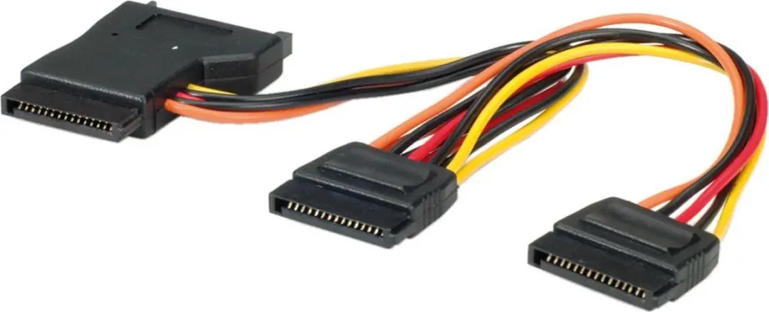 Roline SATA Voeding Splitter 3x - 0,15m