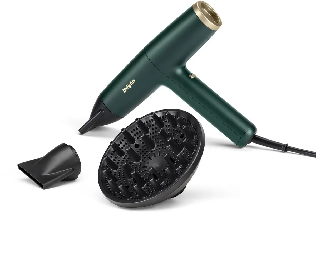 Babyliss Air Power Pro D6555DE Föhn - 1700W - 3 standen - Donkergroen