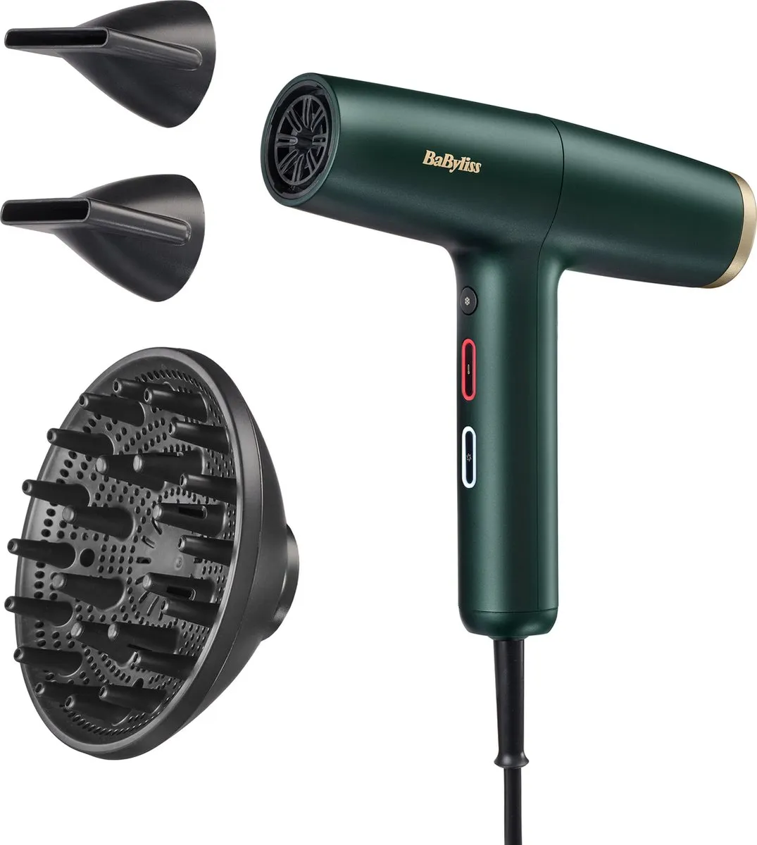 Babyliss Air Power Pro D6555DE Föhn - 1700W - 3 standen - Donkergroen