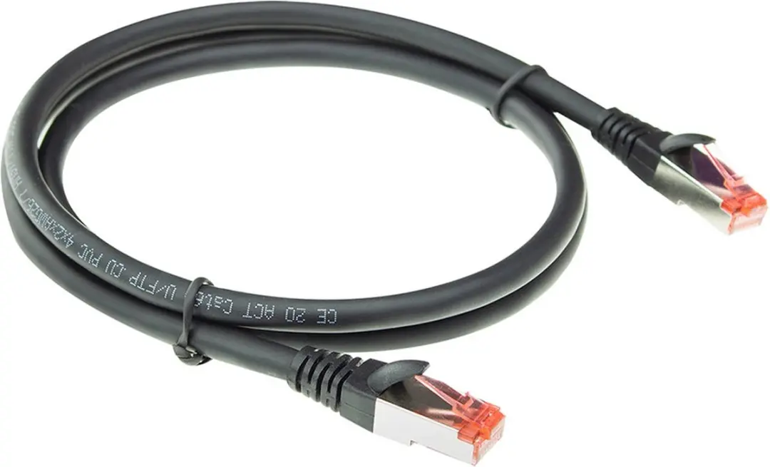 ACT FB5015 Patchkabel CAT6A 15m - Zwart
