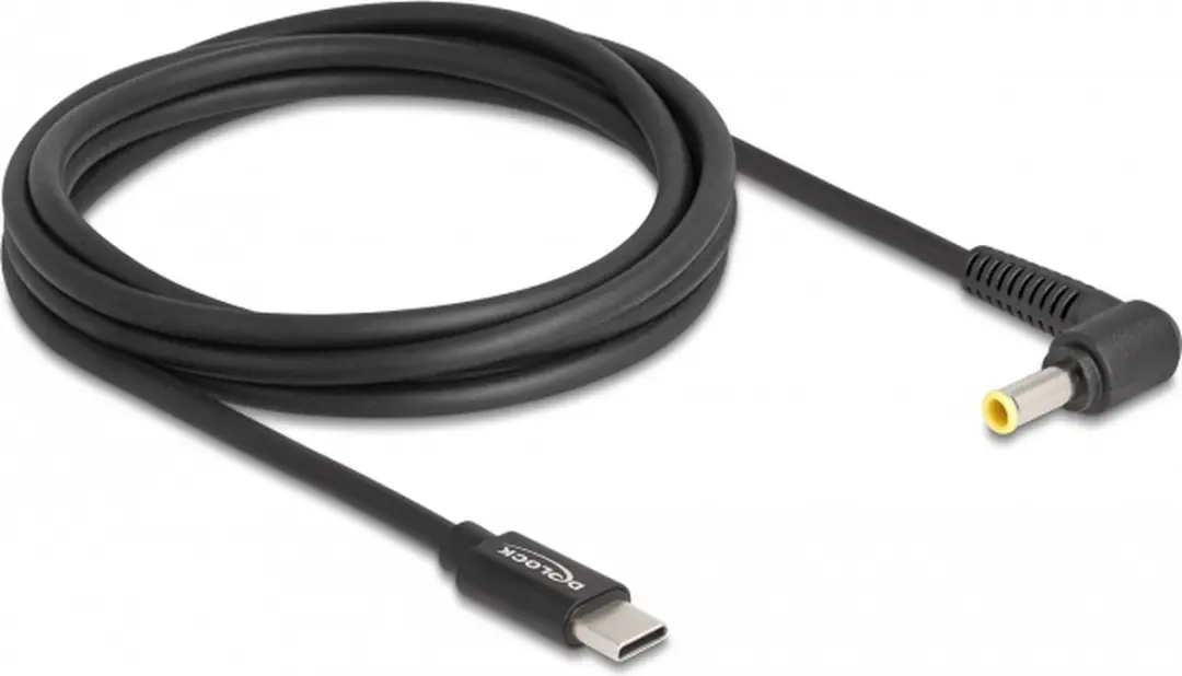 Delock USB-C naar Samsung Notebook Laadkabel 5,5x3,3mm - 1,5m - Zwart