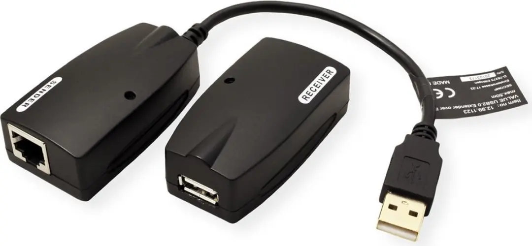 Value USB 2.0 Verlenging RJ45 - 50m - 2 Stuks