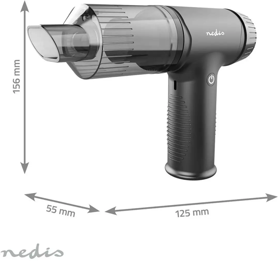 Nedis Airduster VCHHR100BK Kruimeldief - 90W - Zwart - afbeelding 6 van 6
