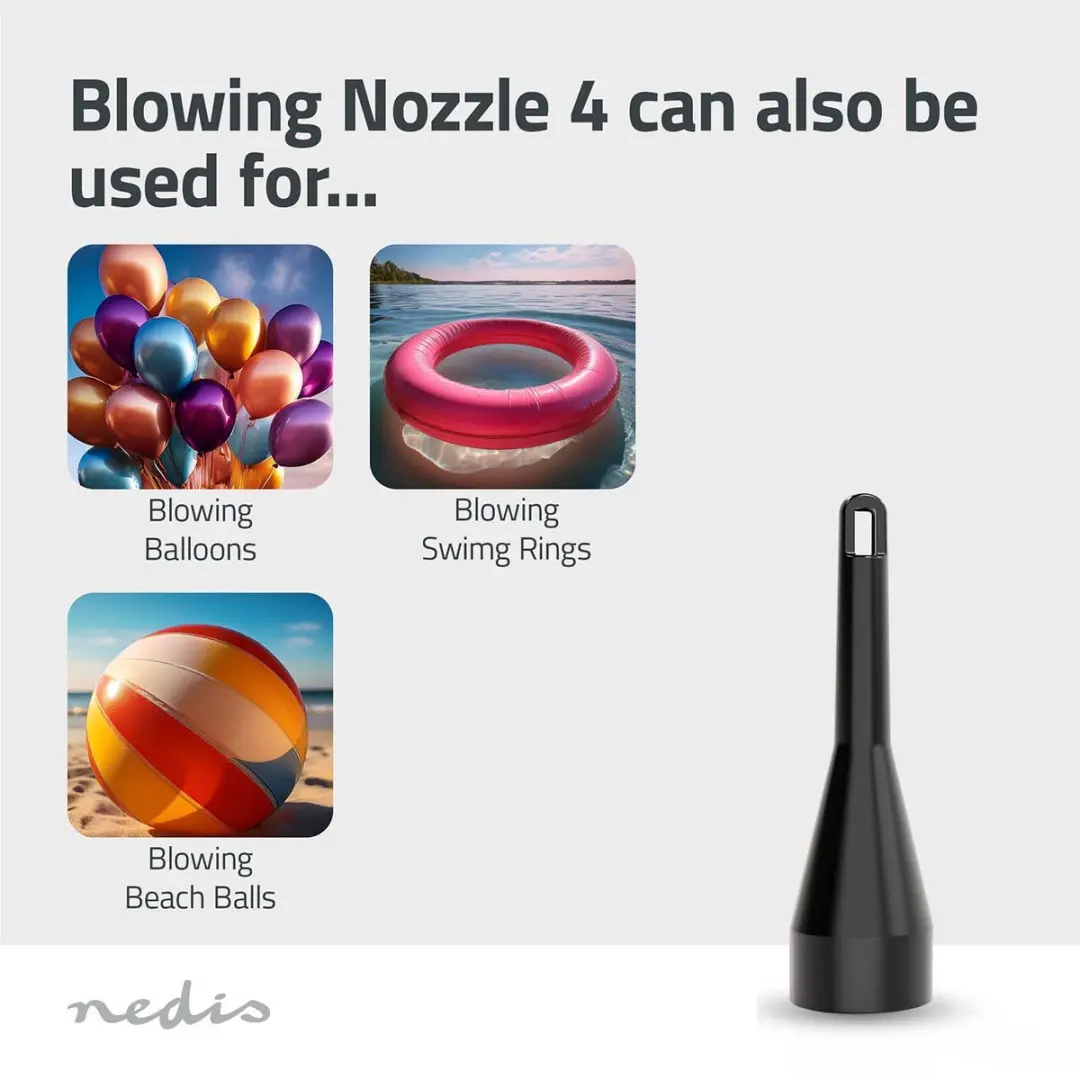 Nedis Airduster VCHHR100BK Kruimeldief - 90W - Zwart