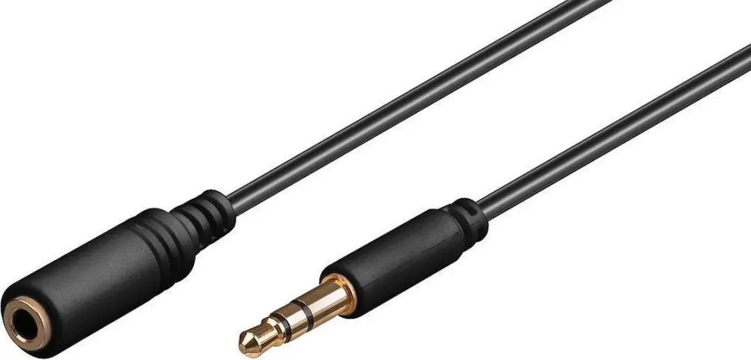 Goobay 3,5mm Jack Stereo Verlengkabel 0,5m - 10 Stuks