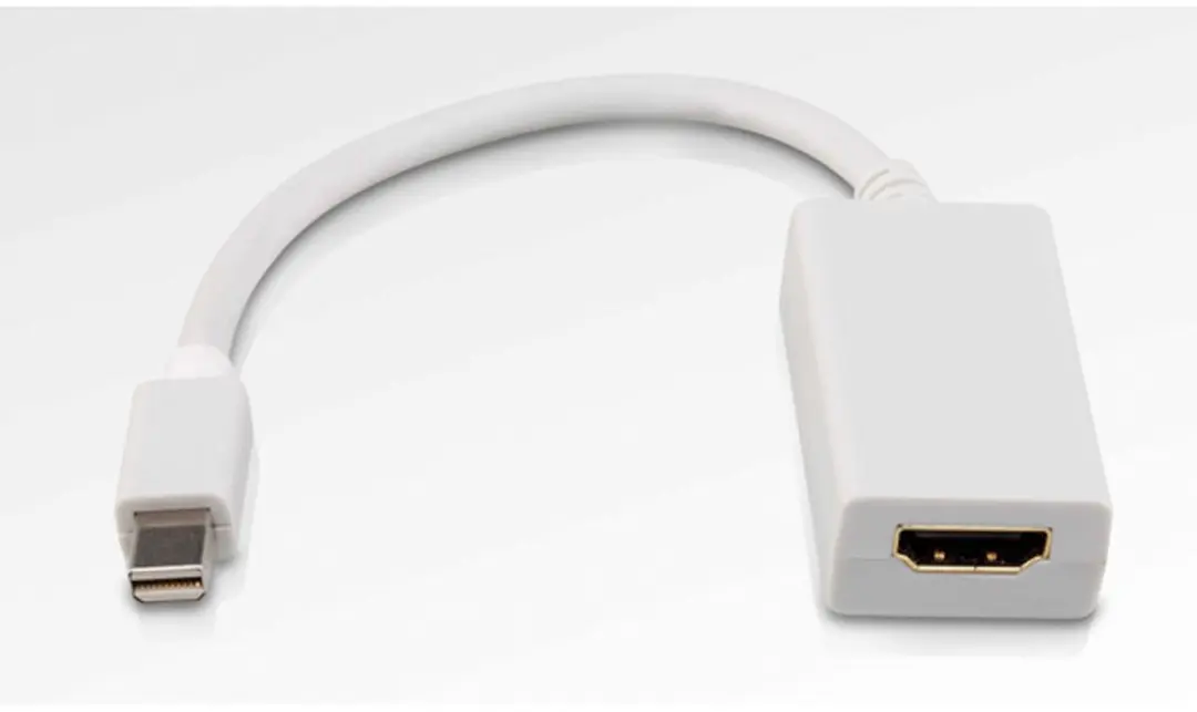 Roline Mini DisplayPort naar HDMI Adapter 0,10m - Wit