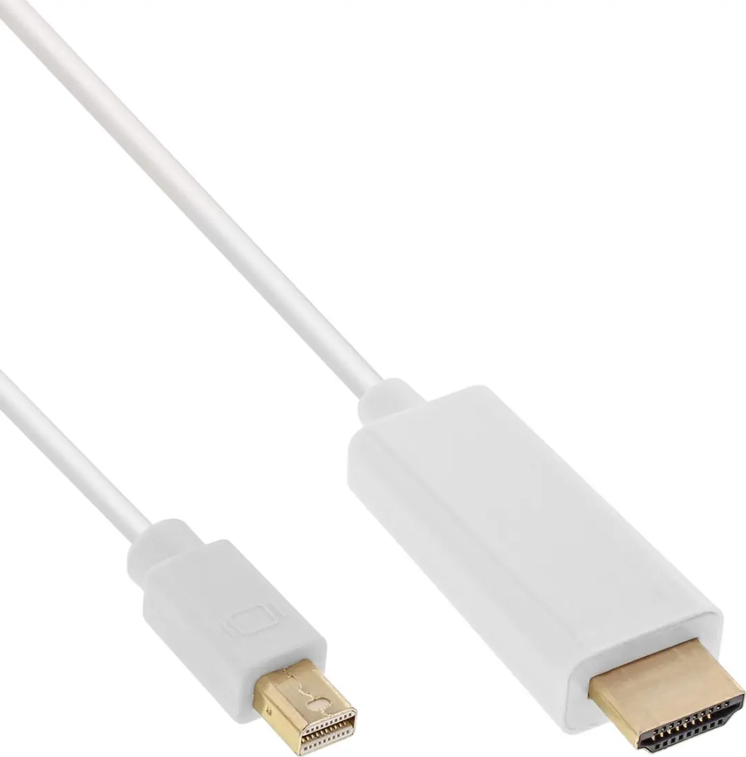 InLine Mini DisplayPort 1.2 naar HDMI 1.4 Kabel 4K 30Hz
