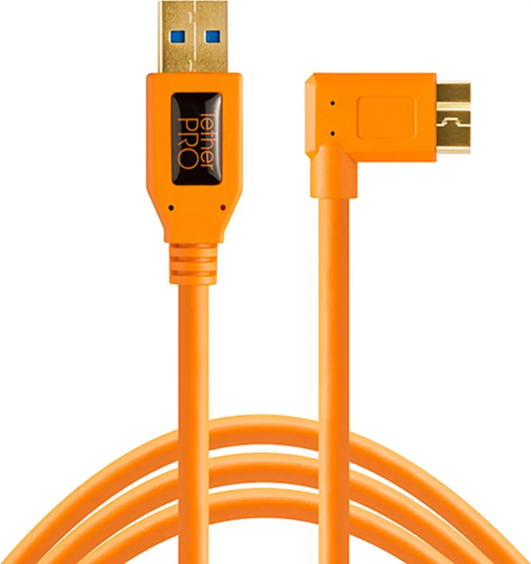 Tether Tools TetherPro USB 3.0 Micro-B 0,5m - Oranje