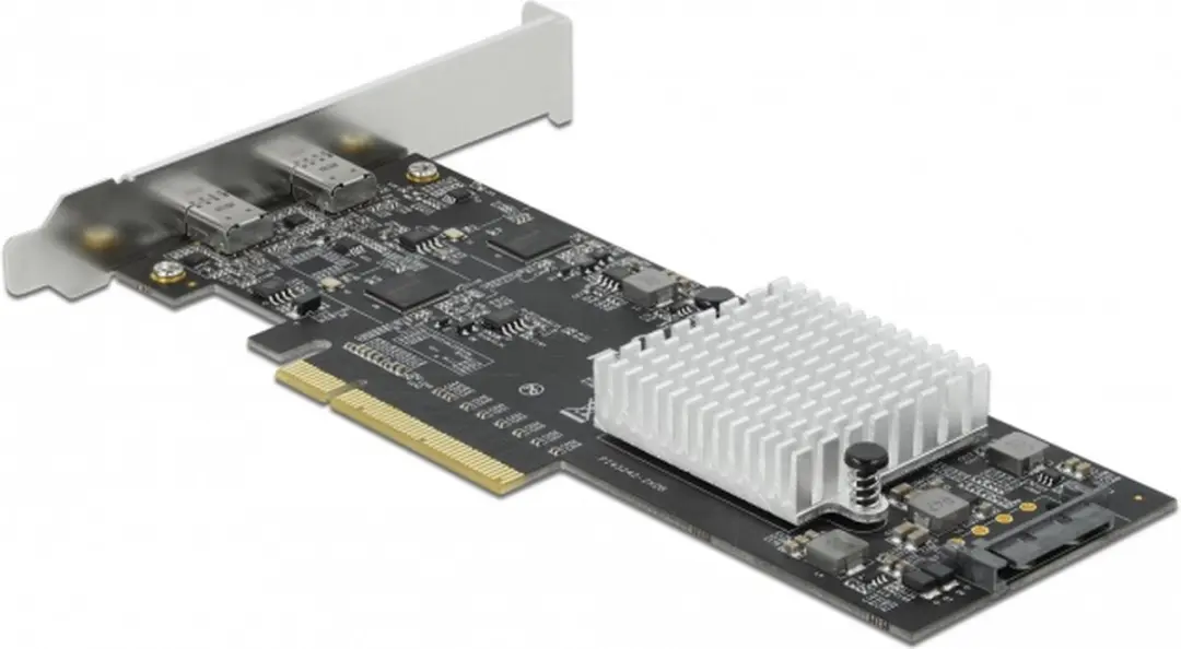 Delock PCIe Kaart 2x USB 3.2 Gen 2x2 Type-C - 20 Gbps