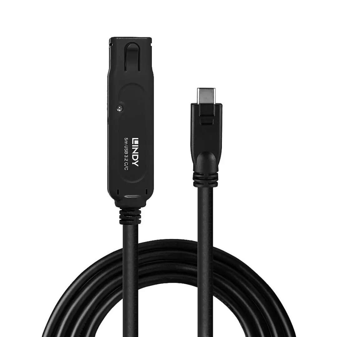 Lindy 43405 USB-C Kabel USB 3.2 Gen 2 5m - Zwart